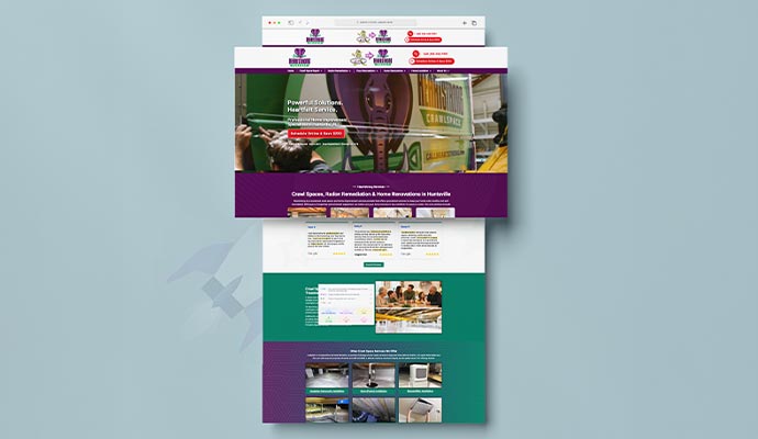 Heartstrong Alabama website mockup